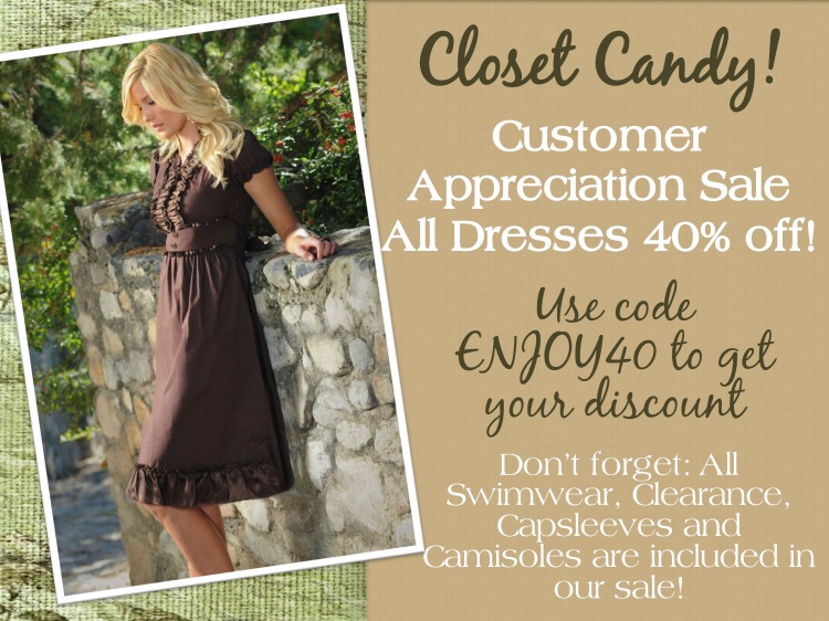 40% off, coupon code, modest dresses